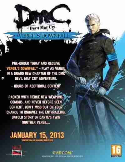 Descargar DmC Devil May Cry Vergils Downfall [MULTI][DLC][RELOADED] por Torrent